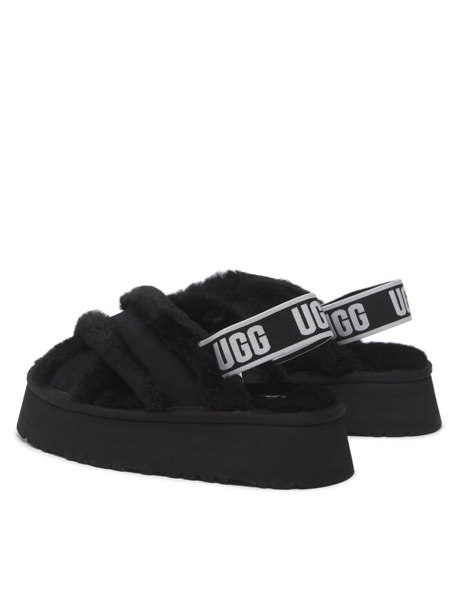 Ugg Hausschuhe Ugg W Disco Cross Slide 1121550 Schwarz