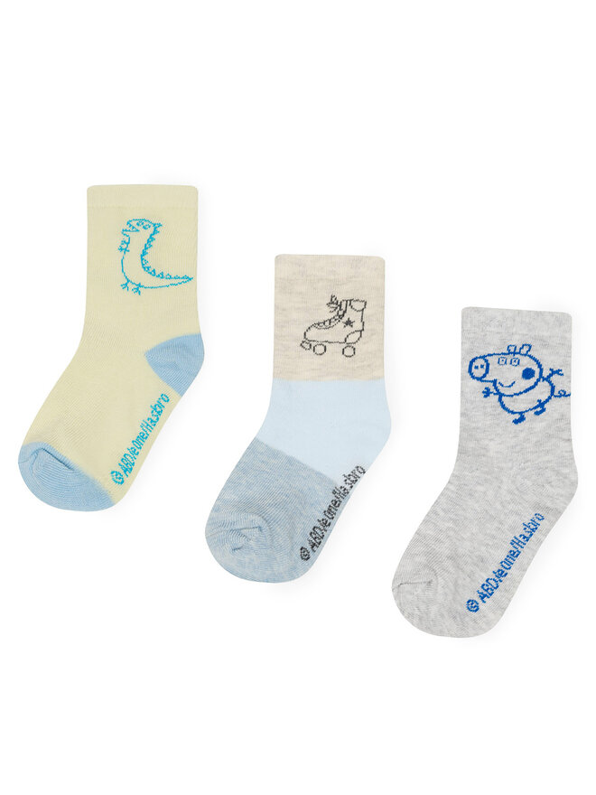 Peppa Pig 3 pares de calcetines altos para niño Peppa Pig ACCS-SS24-234PP-A Azul