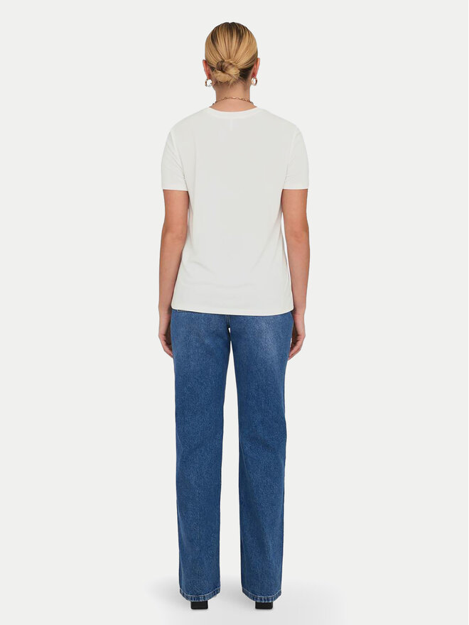 ONLY ONLY Camiseta 15303212 Blanco Regular Fit