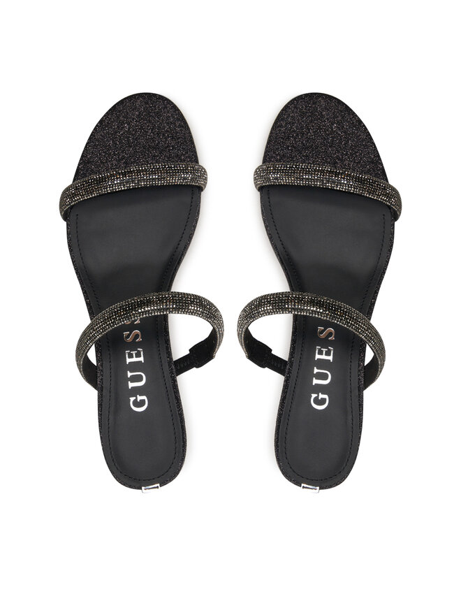 Guess Klapki Guess Glitze FLGGLE ELE03 Czarny