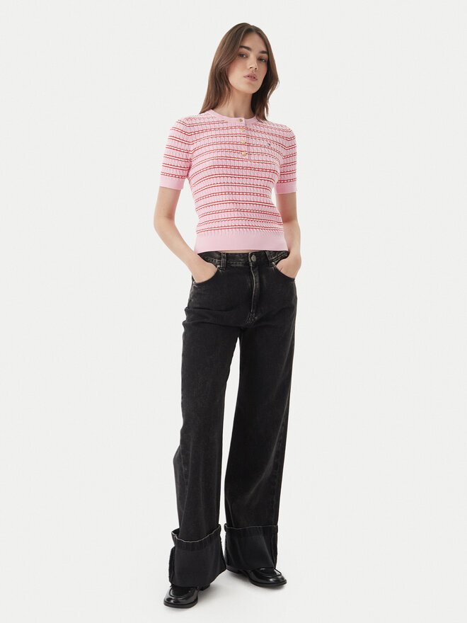 Tommy Hilfiger Tommy Hilfiger Pullover WW0WW49613 Hellrosa Slim Fit