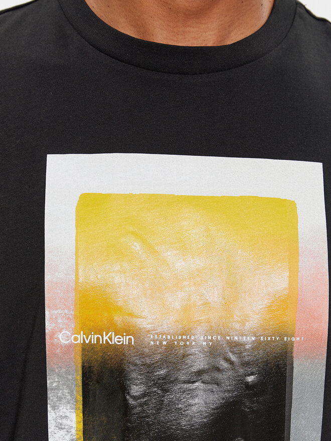 Calvin Klein Calvin Klein T-Shirt Sense Layer K10K112394 Μαύρο Regular Fit