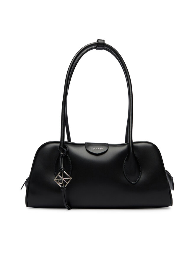 Calvin Klein Handtasche Calvin Klein Emblem Trio Shoulder Bag LV04F3369G Schwarz