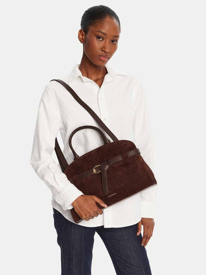 Coccinelle Handtasche Coccinelle TLB Coccinellesabine Suede Bi E1 TLB 18 04 01 Braun