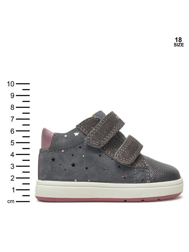Geox Sneakersy Geox B Biglia Girl B044CC 007AK C1377 Šedá