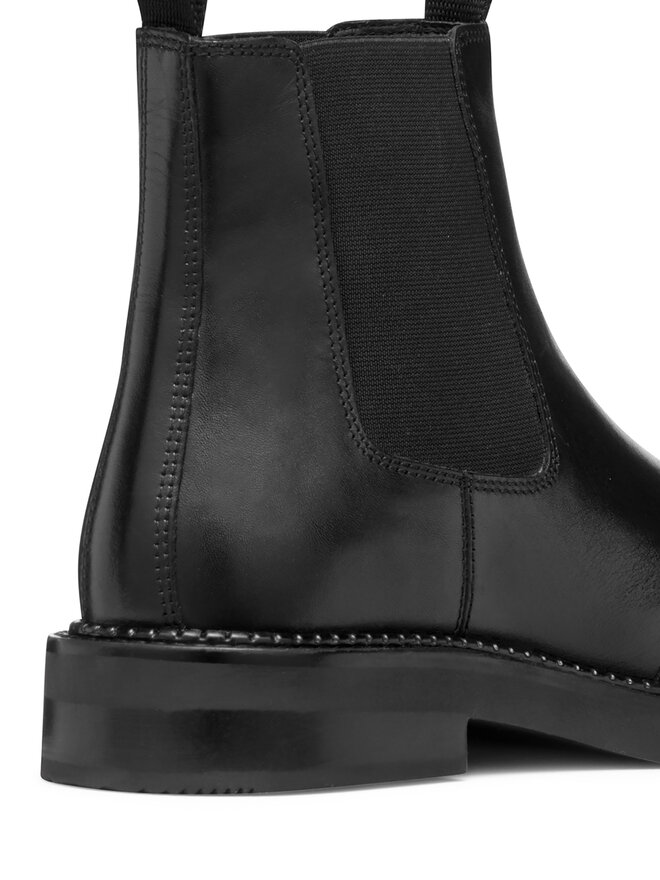Geox Kotníková obuv s elastickým prvkem Geox D Serilda D56WYC 00043 C9999 Černá