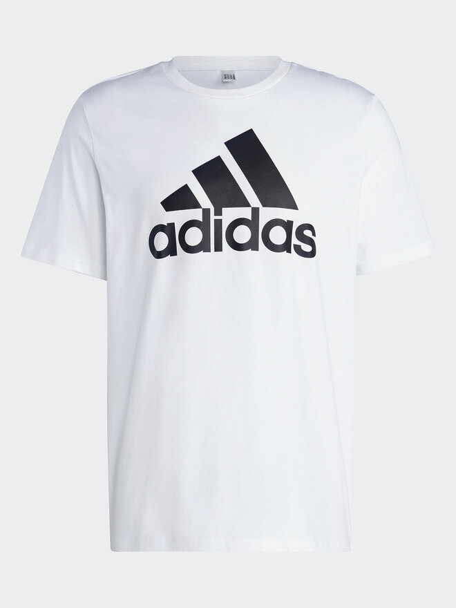 adidas adidas Футболка Essentials Single Jersey Big Logo T-Shirt IC9349 Білий Regular Fit