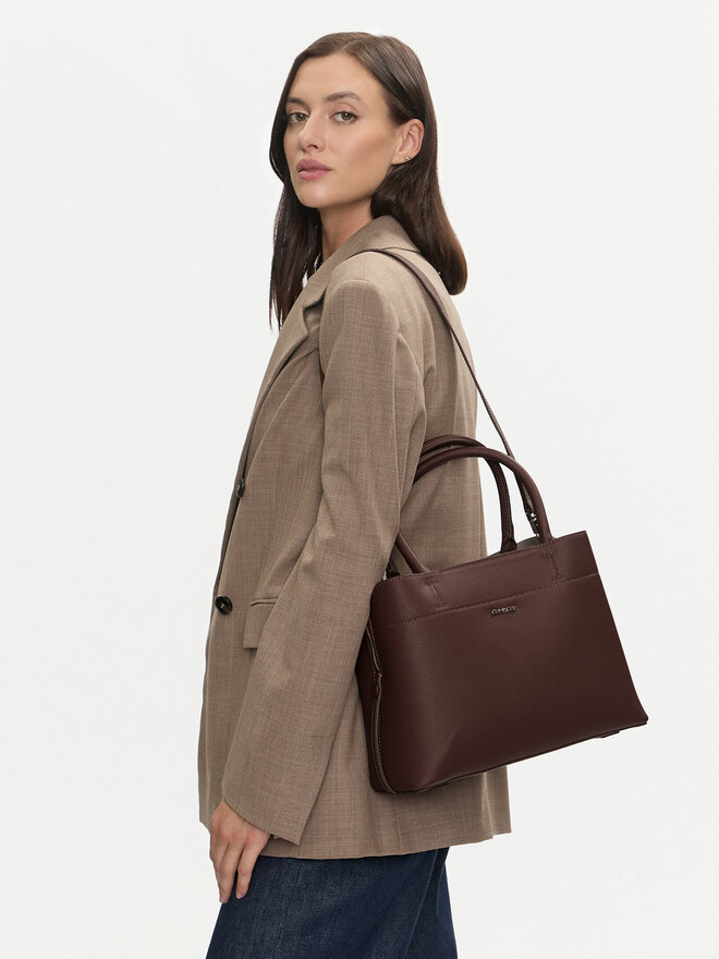 Calvin Klein Сумка Calvin Klein Ck Business Medium Tote_Saffiano K60K612572 Коричневий