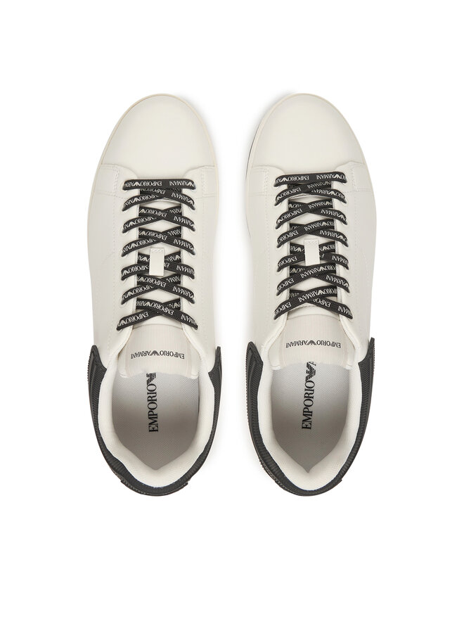Emporio Armani Снікерcи Emporio Armani EM003663 AF18212 M0364 Білий