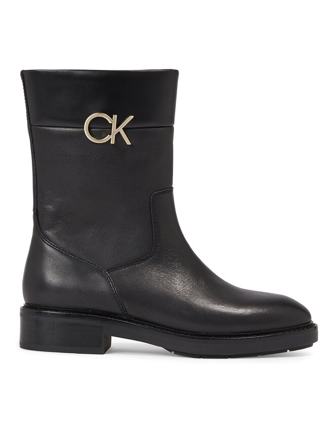 Botine Calvin Klein Rubber Sole Ankle Boot W Hw HW0HW01703 Negru epantofi.ro