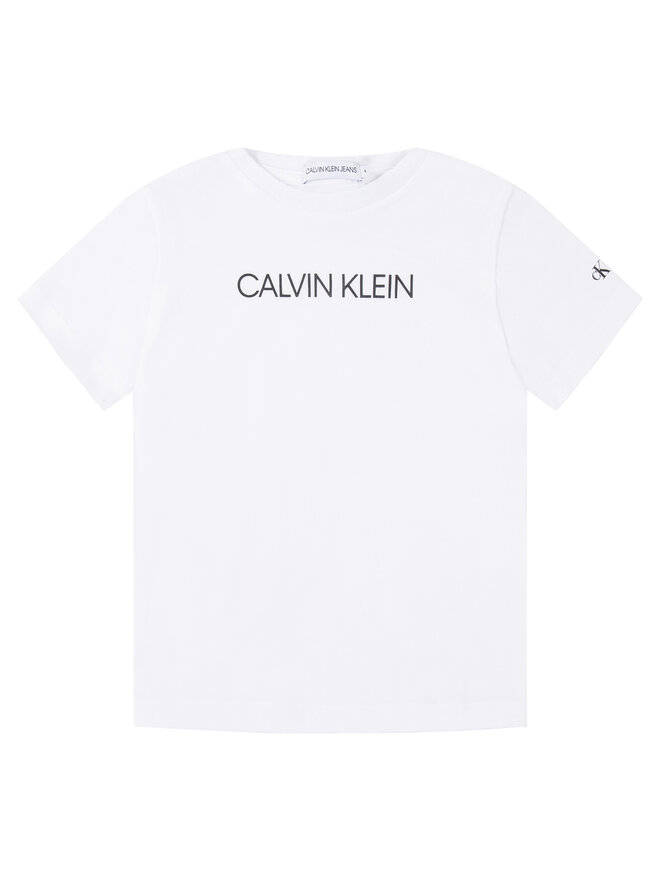 Calvin Klein Jeans Calvin Klein Jeans Camiseta Institutional SS IB0IB00347 Blanco Regular Fit