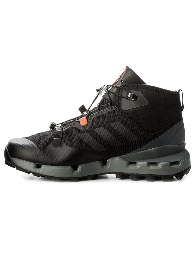Trekkingschuhe adidas Terrex Fast Mid Gtx Surrou GORE TEX BB0948 Schwarz eschuhe