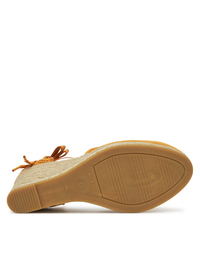 Genuins Espadryle Genuins Vela Sunset G106494 Pomarańczowy