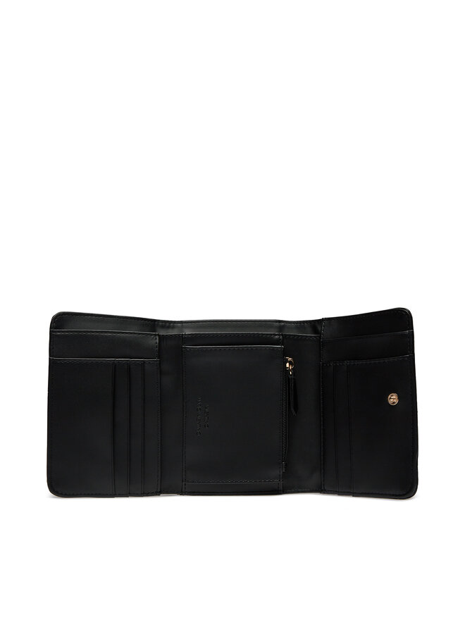 Valentino Голям дамски портфейл Valentino Brixton VPS7LX43 Черен