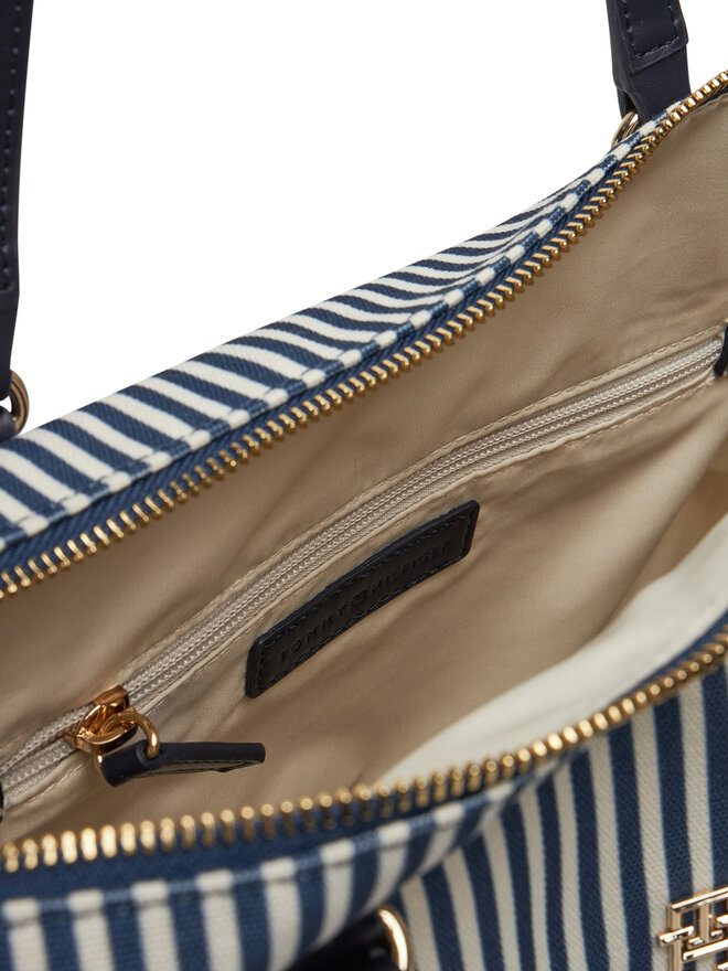 Tommy Hilfiger Torebka Tommy Hilfiger Poppy Summer Tote AW0AW17203 Granatowy