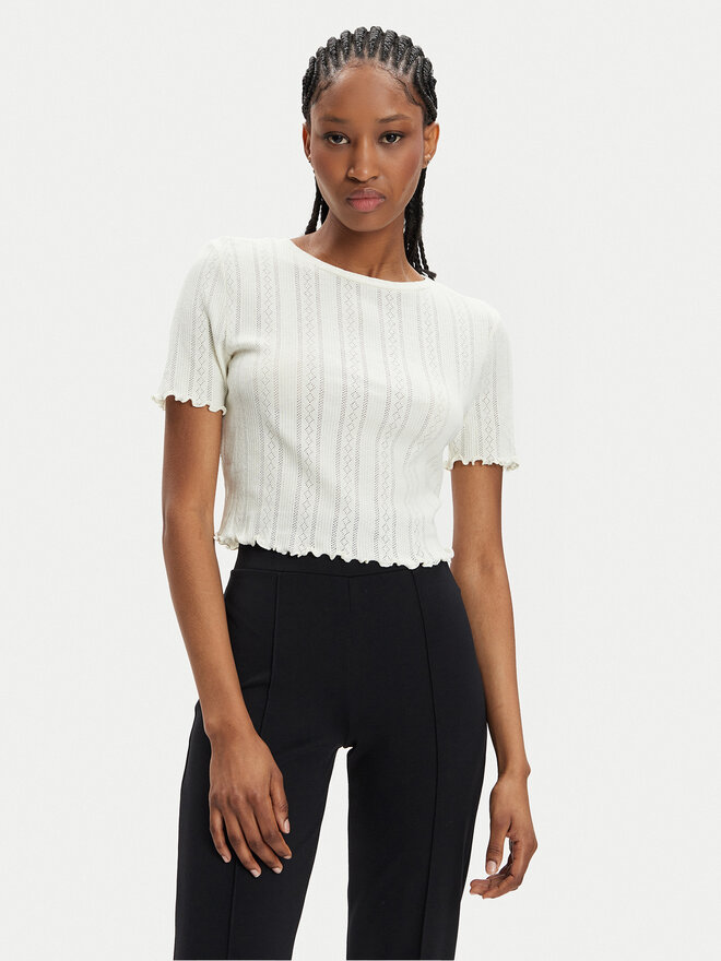 Noisy May Noisy May Camiseta Judy 27027990 Blanco Slim Fit