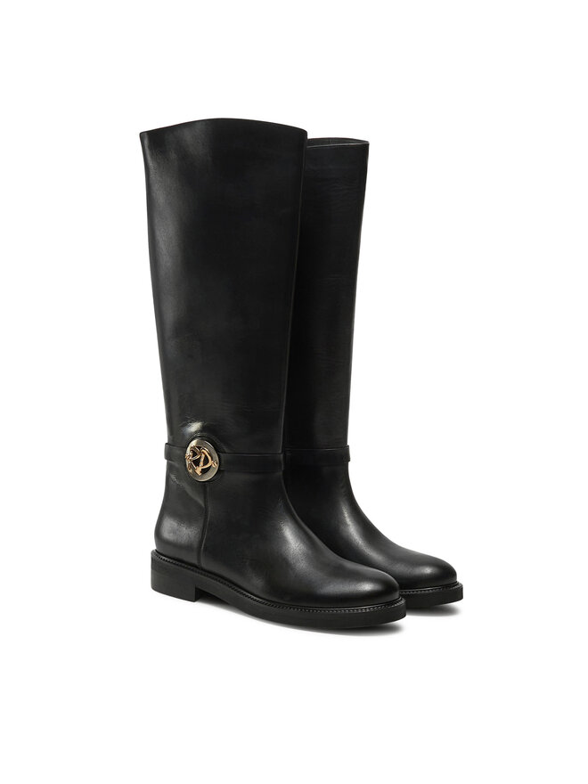 R.Polański Čižmy vo vojenskom štýle R.Polański 3407231002754 Čierna