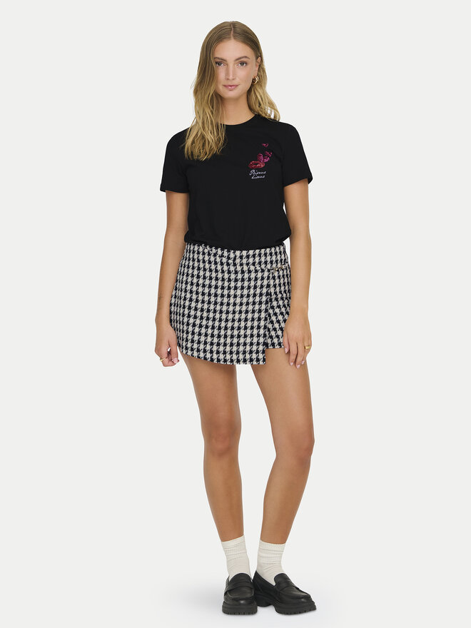 ONLY ONLY Marškinėliai Kita 15332698 Juoda Regular Fit