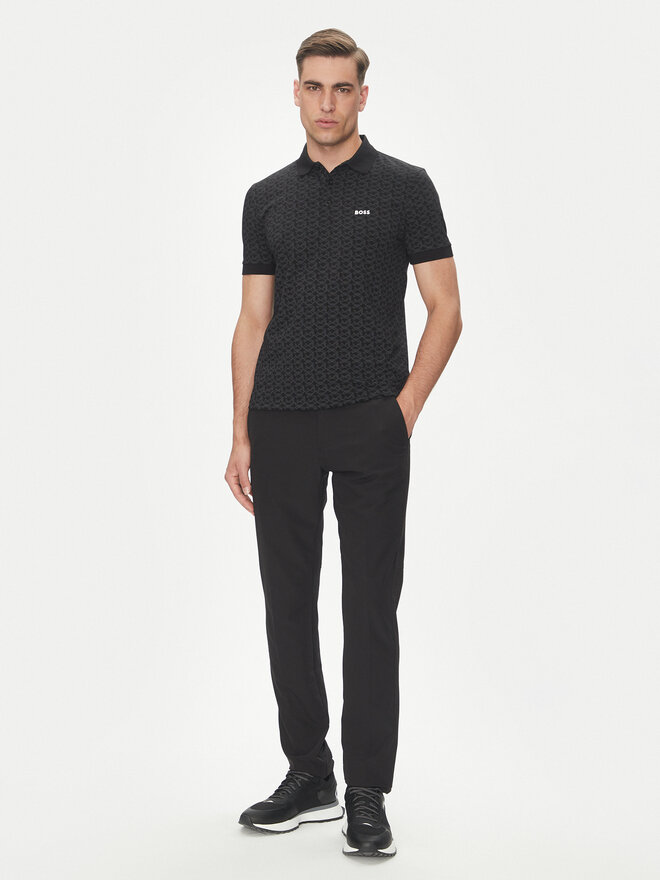 BOSS BOSS Poloshirt Paddy Striped C 50540719 Schwarz Regular Fit