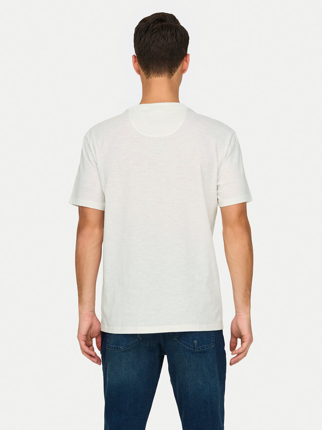 Only & Sons Only & Sons T-Shirt 22025286 Weiß Regular Fit
