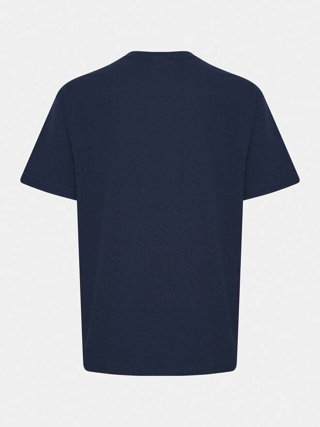 Solid Solid T-Shirt Ilias 21108139 Dunkelblau Regular Fit