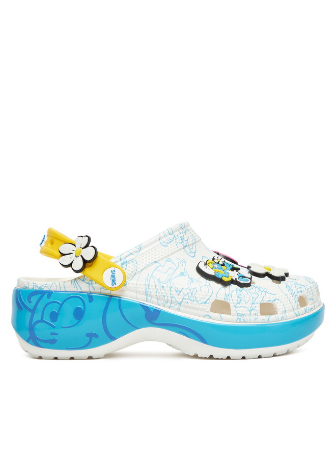 Crocs Natikači Crocs Smurfs Platform Clog 210822 Pisana