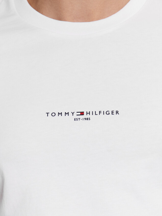 Tommy Hilfiger Tommy Hilfiger Marškinėliai Logo MW0MW32584 Balta Regular Fit