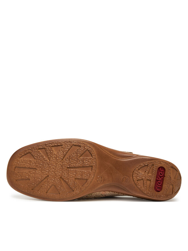 Rieker Półbuty Rieker 41399-92 Beżowy