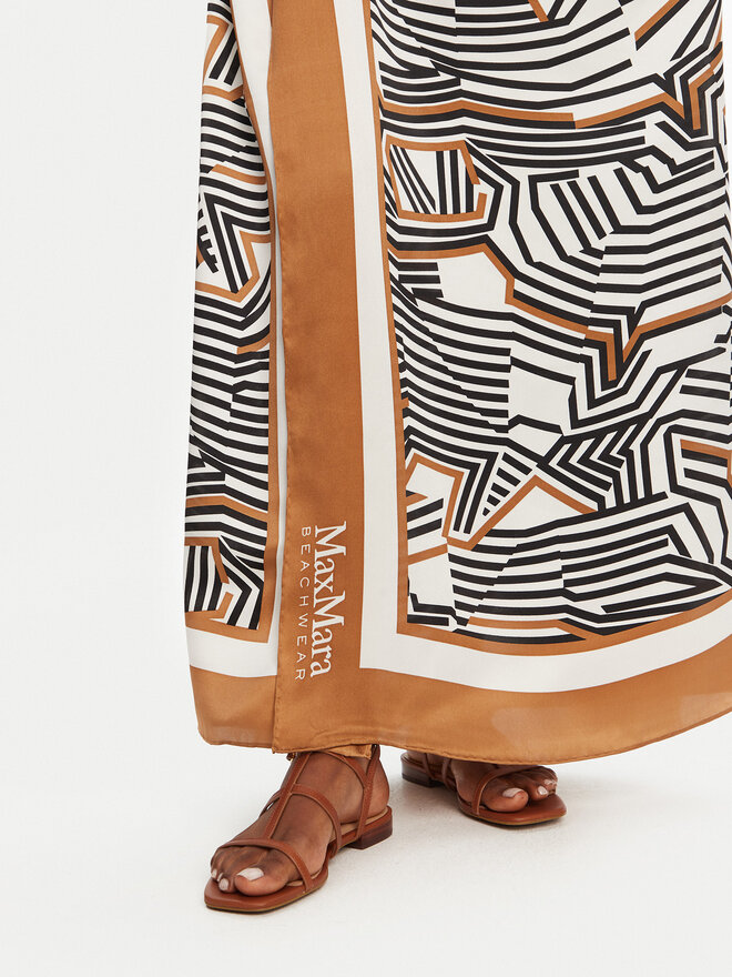 Max Mara Beachwear Kendő Max Mara Beachwear Ottico 2516541019 Bézs