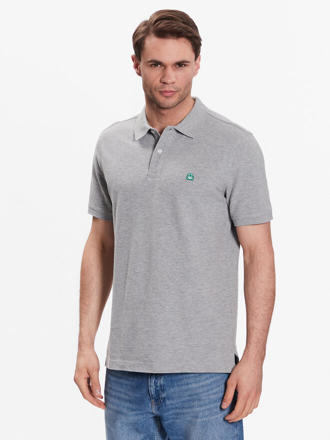 United Colors Of Benetton United Colors Of Benetton Pólóing 3089J3179 Szürke Regular Fit