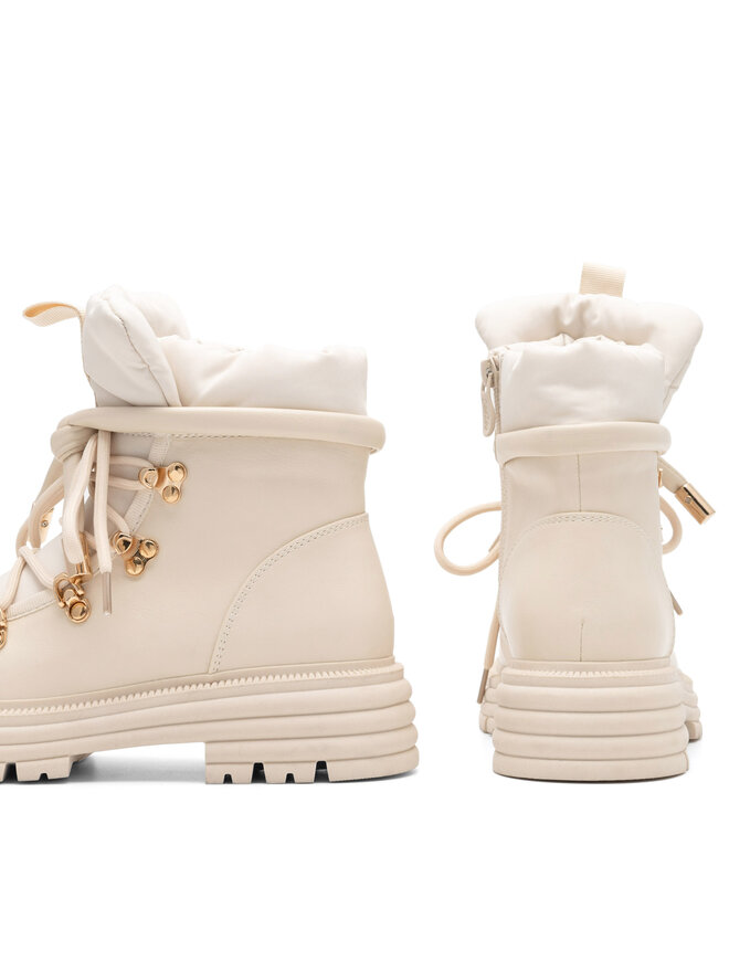 DeeZee Schnürstiefeletten DeeZee LEDA WS6126-09 Beige