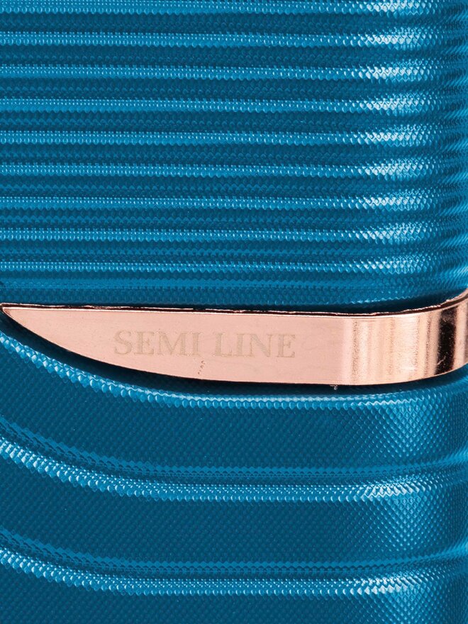Semi Line Μεσαία Βαλίτσα Semi Line T5812-4 Σκούρο μπλε