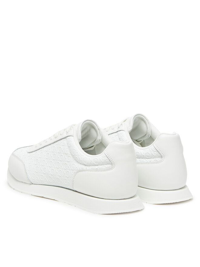 Calvin Klein Αθλητικά Calvin Klein Low Prof Runn Laceup Mono HM0HM01896 Λευκό