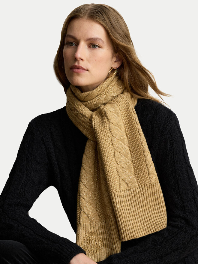 LAUREN RALPH LAUREN Schal LAUREN RALPH LAUREN 454P23550001 Hellbraun