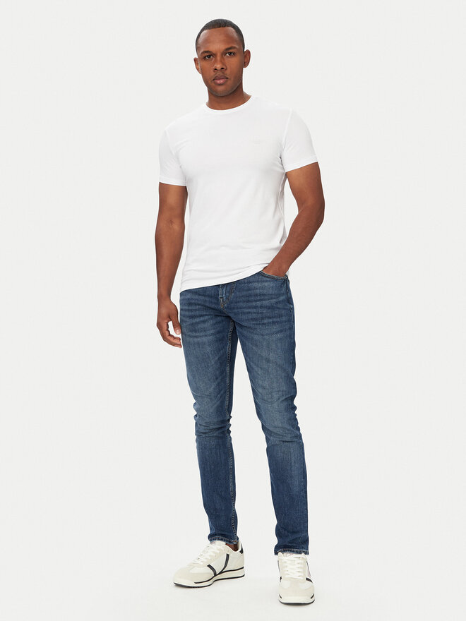 Guess Guess T-Shirt M6YI24 K3728 Weiß Extra Slim Fit
