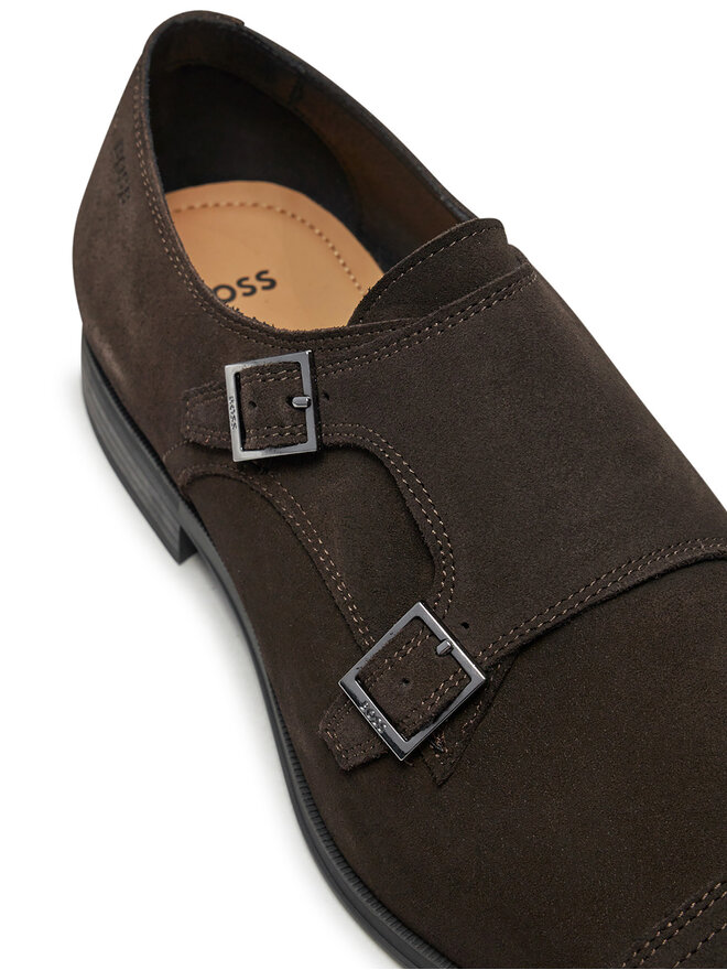 BOSS Обувки Boss Theon Monk sdtc 50523052 Кафяв