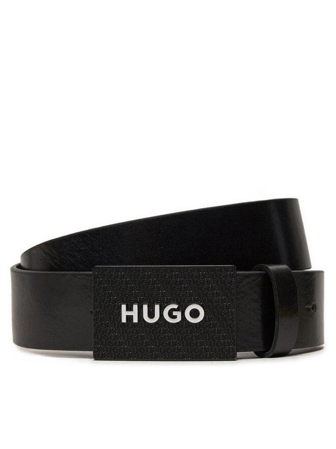 HUGO Ζώνη Ανδρική Hugo Gilao-Z 50480856 Μαύρο