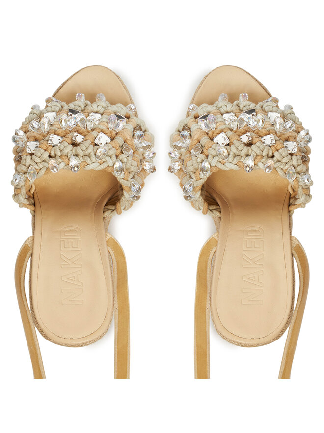 Naked Wolfe Espadrile Naked Wolfe Peony Bež