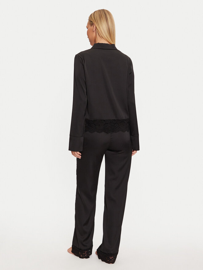 Guess Guess Pizsama O4BX02 WEFC2 Fekete Regular Fit