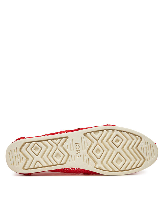 Toms Félcipő Toms Alpargata Classic 10021935 Piros