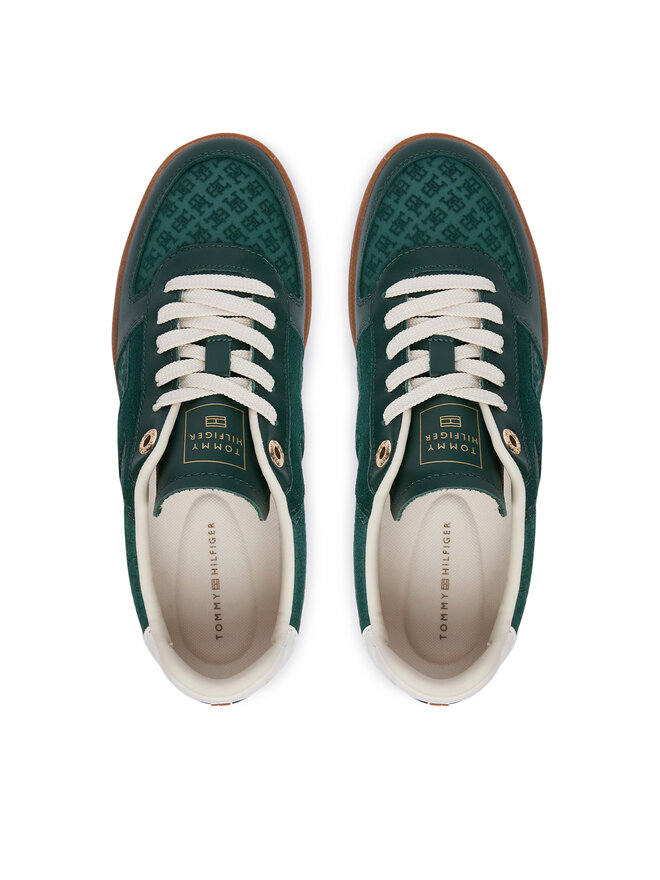 Tommy Hilfiger Sneakers Tommy Hilfiger Th Tribeca Sneaker Monogram FW0FW09691 Grün