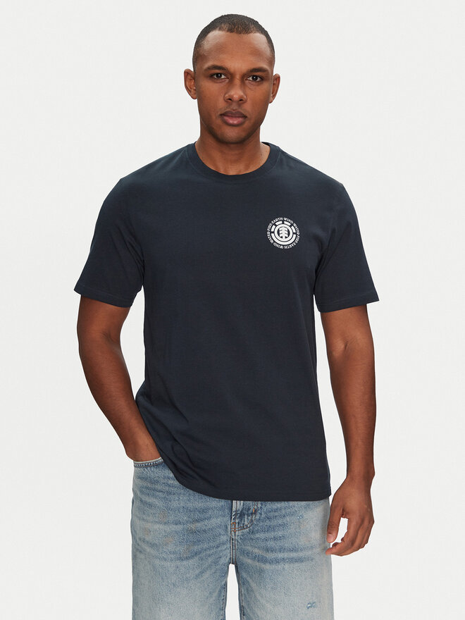 Element Element Camiseta ELYZT00490 Azul marino Regular Fit