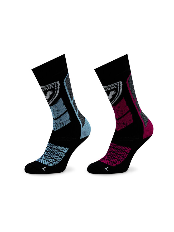 Rossignol Zestaw 2 par skarpet narciarskich Rossignol Termotech 2P RLMWX05 Czarny