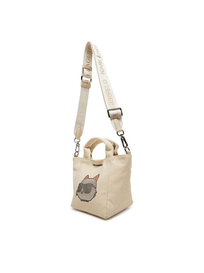 KARL LAGERFELD Torebka KARL LAGERFELD A2W50044 Écru