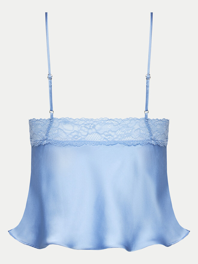Hunkemöller Hunkemöller Pizsama felső Marcela 204993 Kék Regular Fit