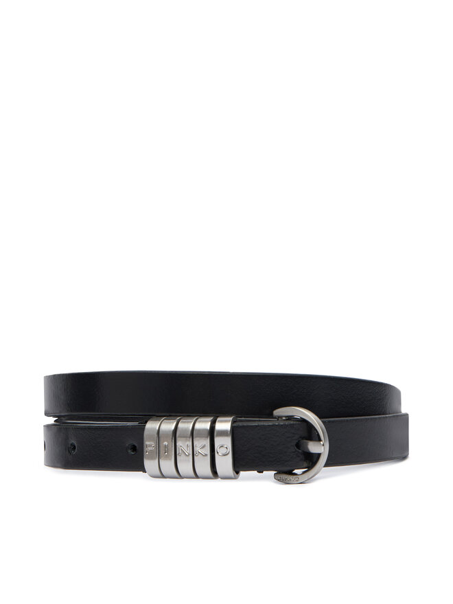 PINKO Damengürtel PINKO Saddle Belt H1,2 20252 PLT01 105479.A1AC Schwarz