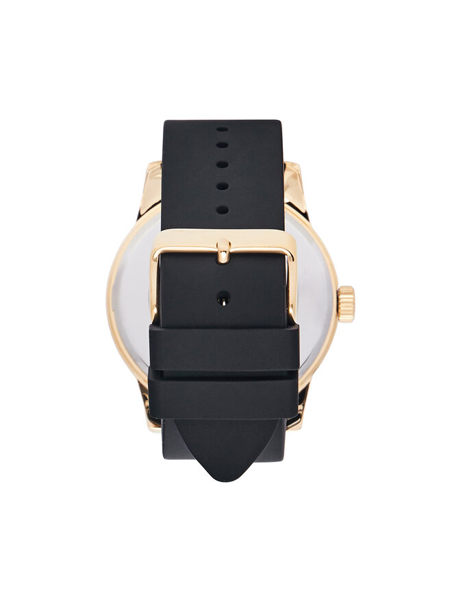 Guess Ročna ura Guess Badge GW0916G1 Zlata