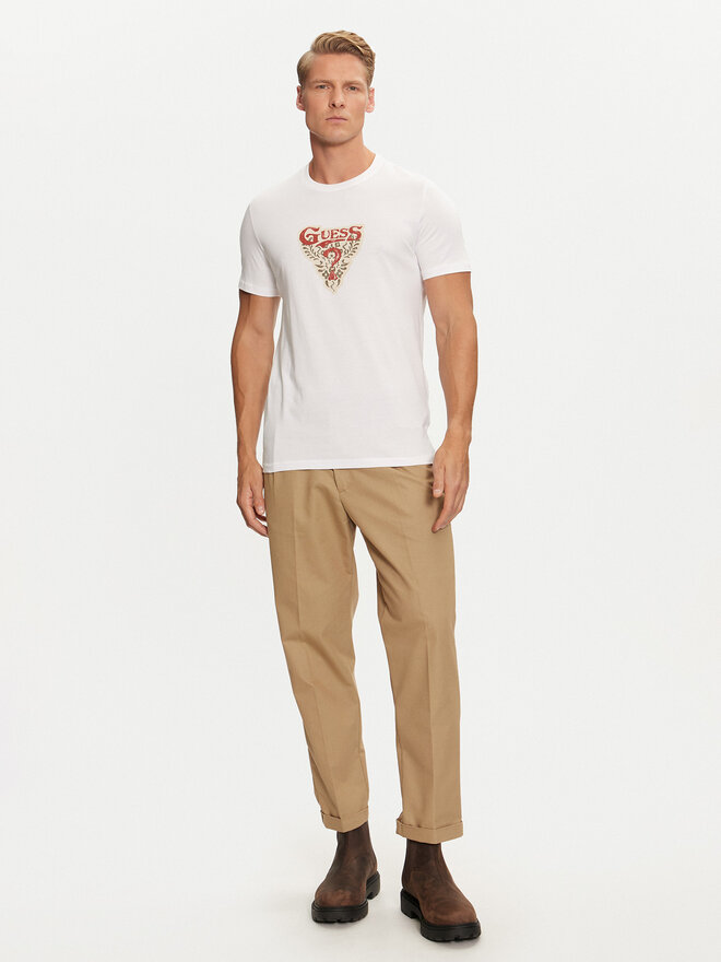 Guess Guess Marškinėliai M4BI44 I3Z14 Balta Regular Fit