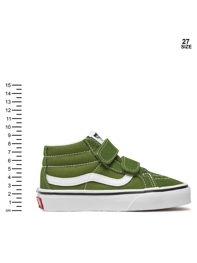 Vans mid top mujer verdes top