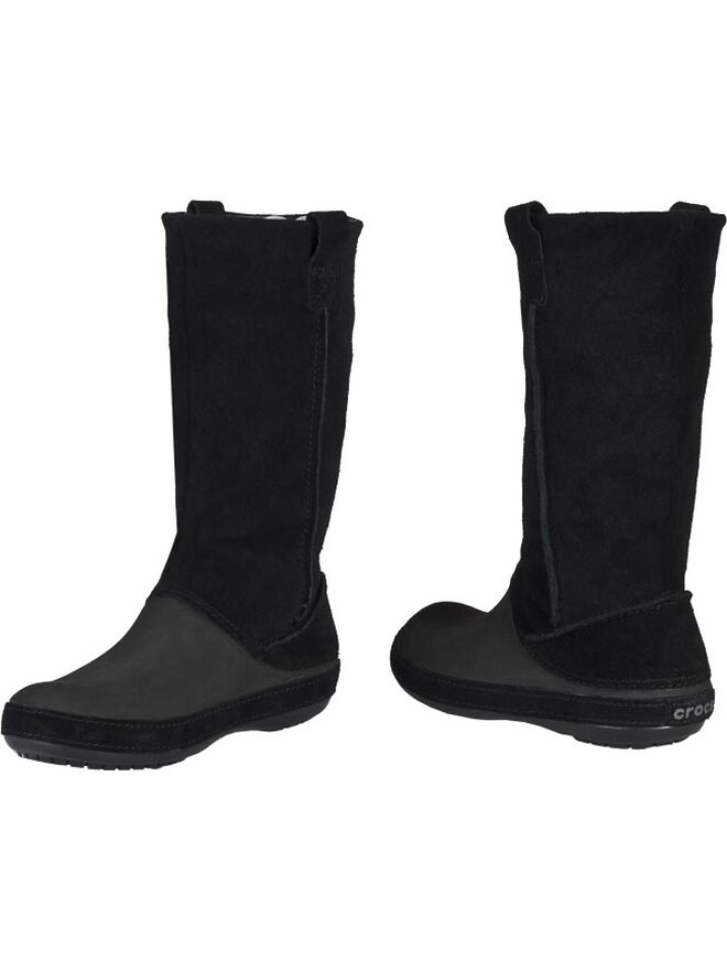 Crocs Stiefel Crocs Beryessa Tall 12930 Schwarz